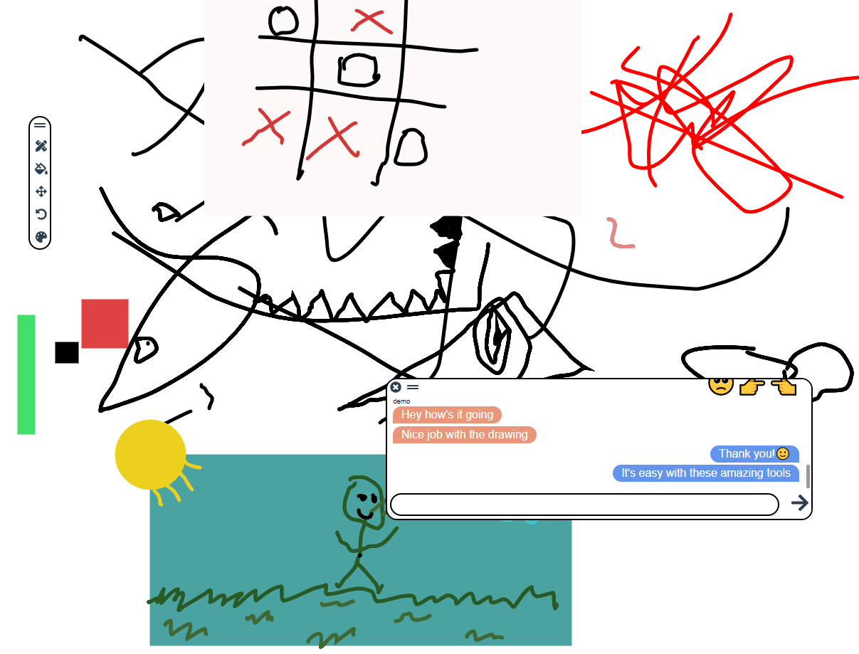 Draw with friends web app!